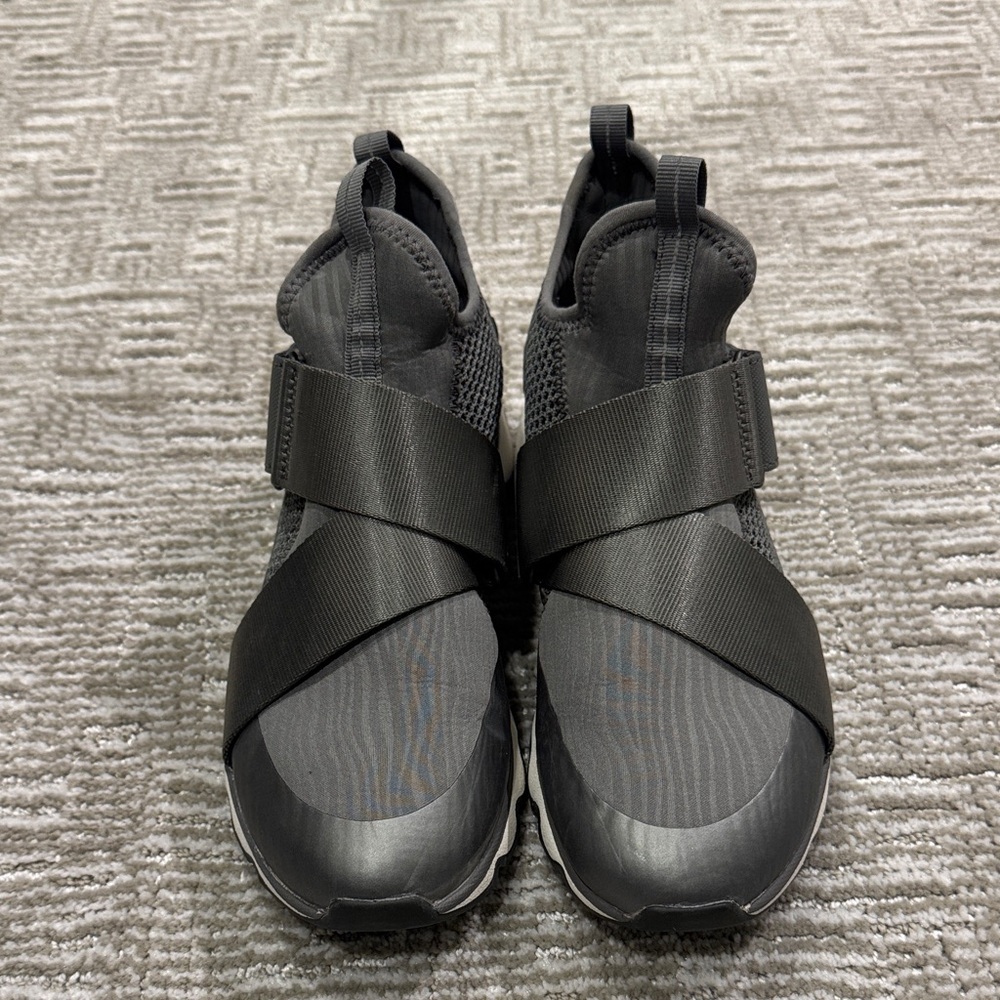 Sorel Gray High-Top Sneakers with Straps